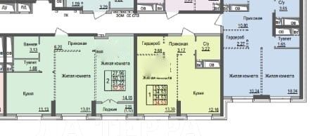 Квартира по адресу: Реутов, Транспортная ул, 27, общая площадь 52.4 (№72232) Квартира по адресу: Реутов, Транспортная ул, 27, общая площадь 52.4 (№72232)