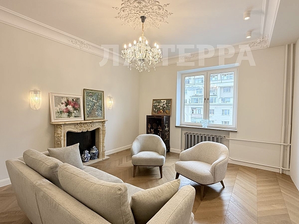 Квартира по адресу: Москва, Оружейный пер, 25стр1, общая площадь 70.6