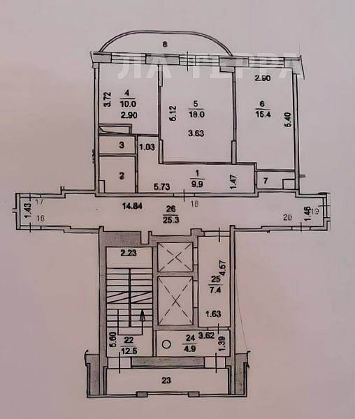 Квартира по адресу: Подольск, Народная ул, 23/19, общая площадь 65.3 (№74327)
