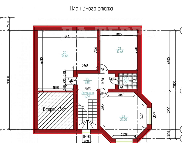 Дом, 288 кв.м., Московская область, Одинцовский р-н (№74190) Дом, 288 кв.м., Московская область, Одинцовский р-н (№74190)