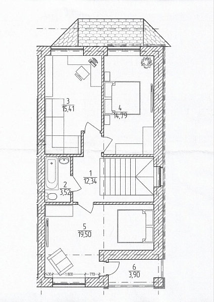 Таунхаус, 180 кв.м., село Былово, -, 222/4 (№74496)