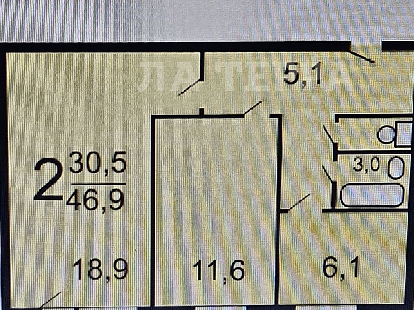 Снять 2-к квартиру, 46 кв.м., Москва, Очаково-Матвеевское, Очаковское ш, 13к2 (№74317)