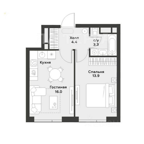 Объект Москва, Покровское-Стрешнево, Лётная ул, 95Б 	 (№74375)