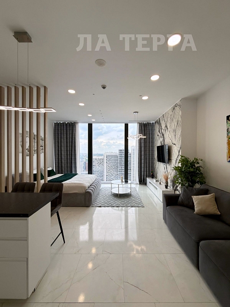 Квартира по адресу: Москва, Пресненский, 1-й Красногвардейский проезд, 22стр1, общая площадь 50.3 (№74480)
