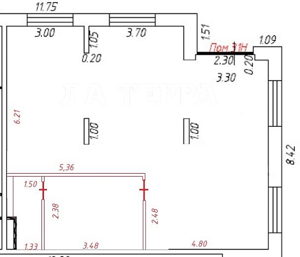Аренда недвижимости, коммерческая, Красногорск, Золотая ал, 1 (№74307)