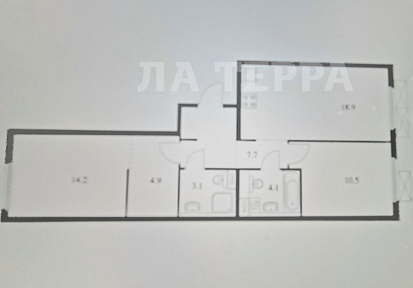 Снять 2-к квартиру, 63 кв.м., Москва, Очаковское ш, 5к1 (№74116)